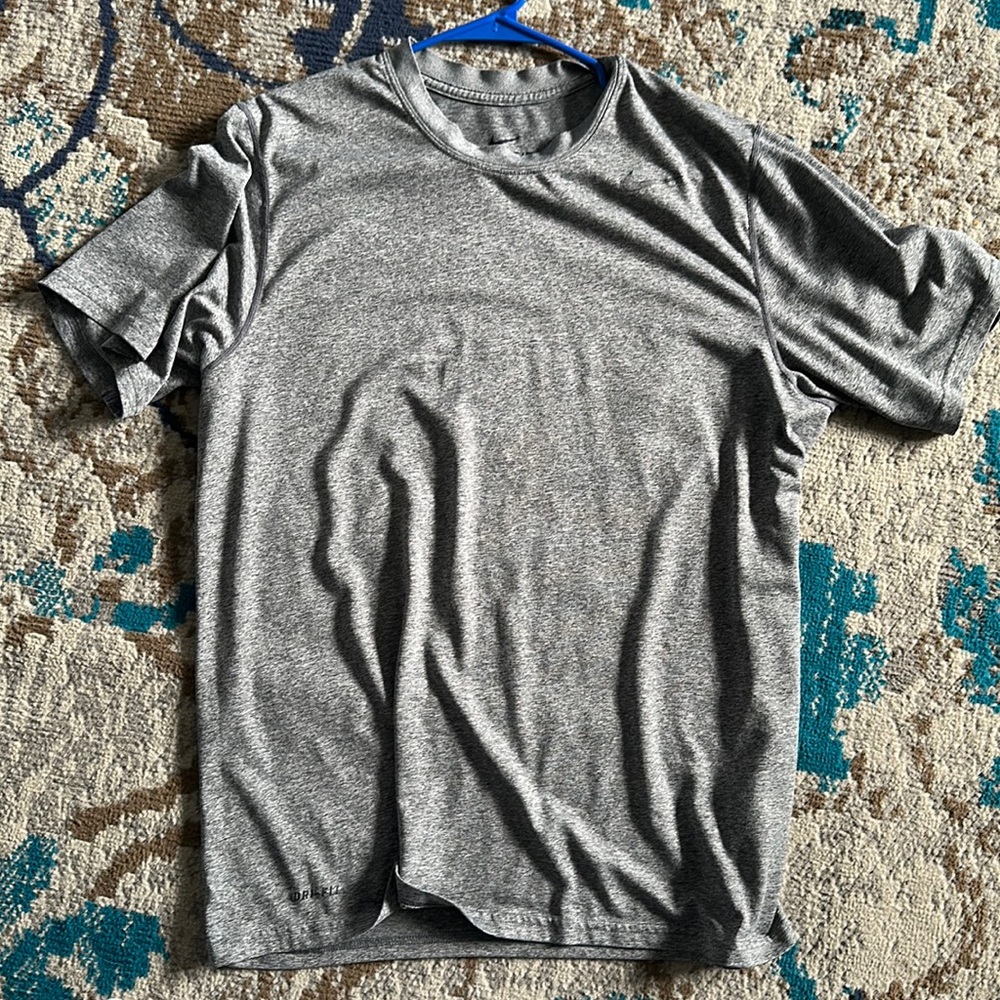 Gray Nike dry fit